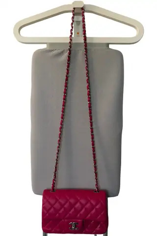 Chanel Винтажная розовая маленькая сумка Timeless Розовый
