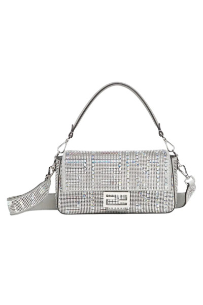 Fendi Серебряная сумка через плечо by Marc Jacobs Baguette