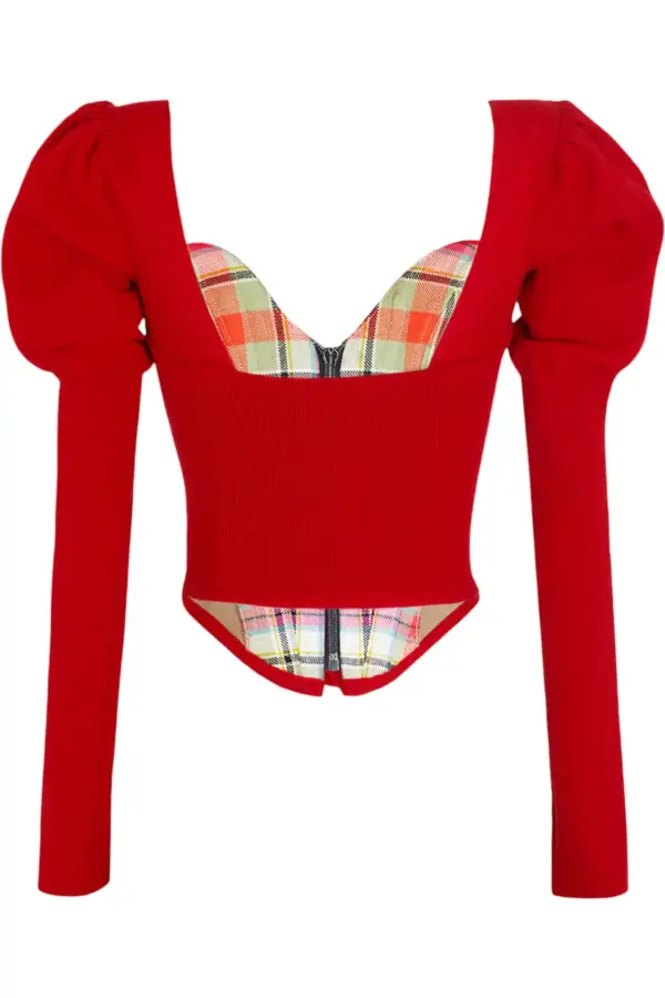 Vivienne Westwood Красный кардиган с корсетом Bea Красный