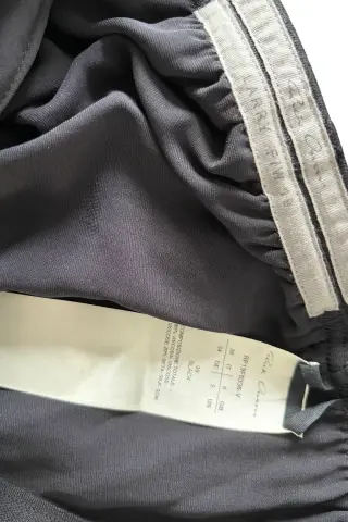 Rick Owens Черная бархатная юбка-макси Lilies с разрезом Черный