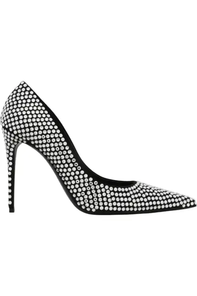 Dolce & Gabbana Черные туфли в стразах Lollo 105