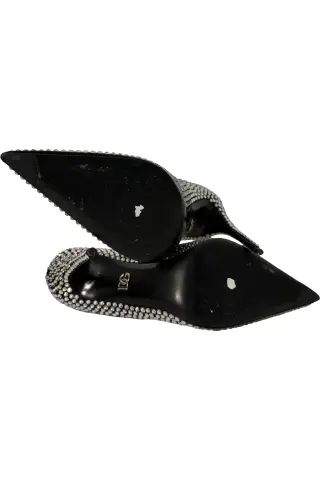Dolce & Gabbana Черные туфли в стразах Lollo 105 Черный